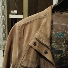 Herren Wild Leder Jacke