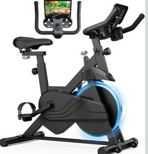 Heimtrainer Fahrrad 32 Stufen, leise & stabil, Spinning Bike