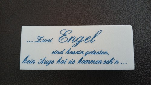 Blanche stempel zwei - la,