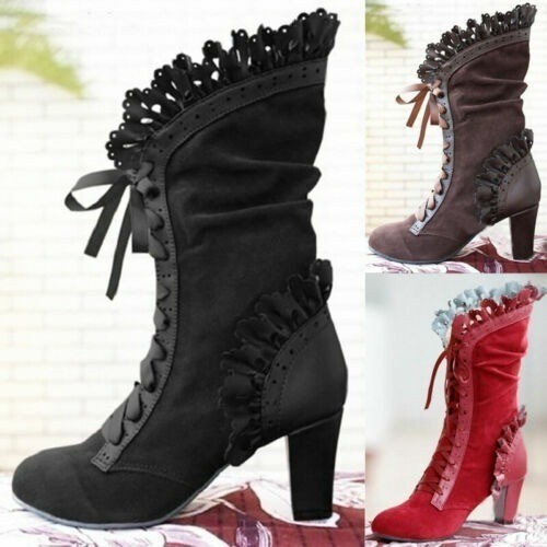 Damen schnürstiefel retro - damen-schnürstiefel,