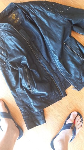 Replay lederjacke nieten - replay,