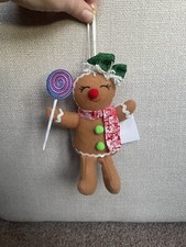 TK Maxx Weihnachten Lebkuchen Mädchen Lutscher Hängeschmuck Baumschmuck