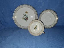 Winterling Röslau - Sammeltassen Gedeck 3-teilig – Weiß mit Golddekor – Top