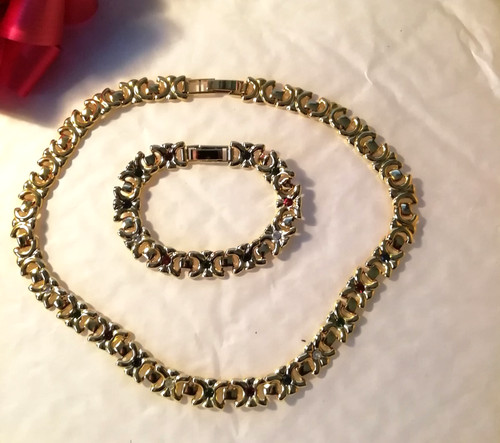 Schmuckset vergoldet kette - vergoldet, und