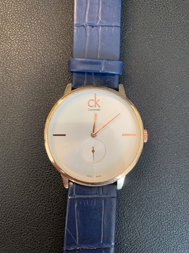 Herren uhr calvin klein - klein, blau