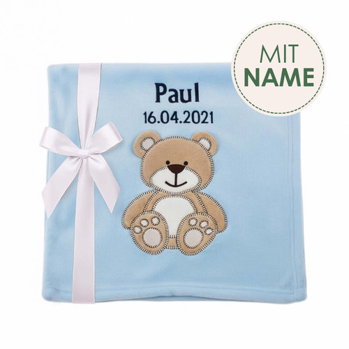 Babydecke mit name - mit,
