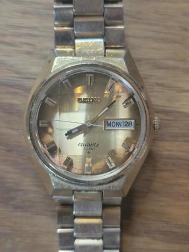 Seiko 3003 quarz tag - quarz, datum