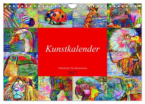 Kunstkalender farbenfrohe - kunstkalender.,