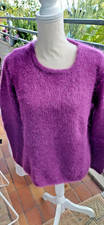 LANA GROSSA  MOHAIR -SEIDE -Pailletten PULLOVER, handgestrickt, NEU, Gr. 40/42