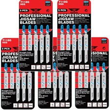 25 x TopsTools T118G Stichsägeblätter für Blech fein geschnitten Dewalt Bosch Makita