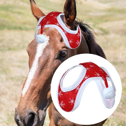 Weihnachtsmütze für pferd - weihnachtsmütze,