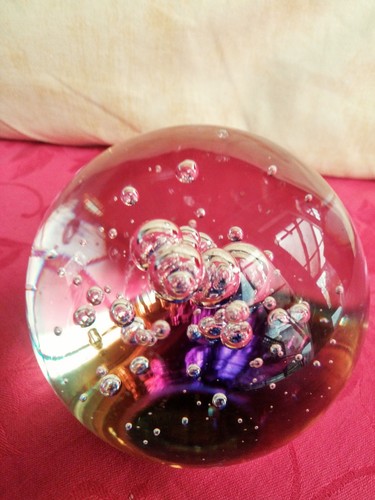 Briefbeschwerer kugel glas - briefbeschwerer,,