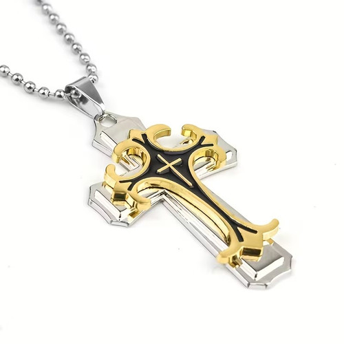 Mehrschichtiges metall kreuz - mehrschichtiges, metall-kreuz