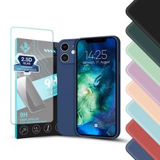 Hülle für Apple iPhone 12 Soft Touch Case Cover Bumper Silikon Schutzhülle Top