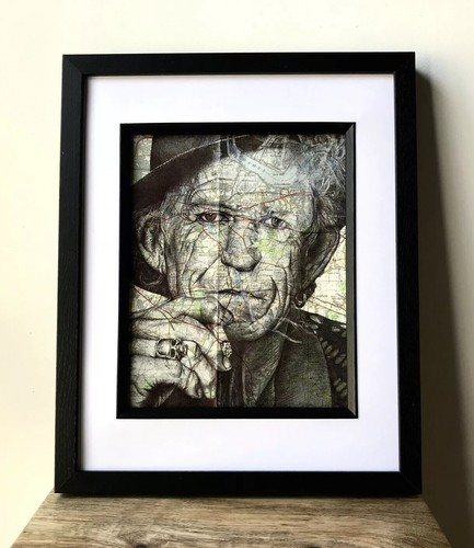 Keith richards portrait - keith,