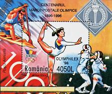 ROMANIA RUMÄNIEN 1996 Block 302 Olympia Olympics Atlanta Turnen Schwebebalken **