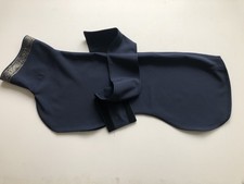 Windhundmantel (Galgo), Rl. 69 cm, Softshellstoff, Dunkelblau.