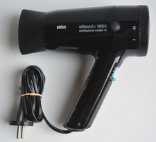 BRAUN Fön Föhn Haartrockner, silencio 1600 professional control 12
