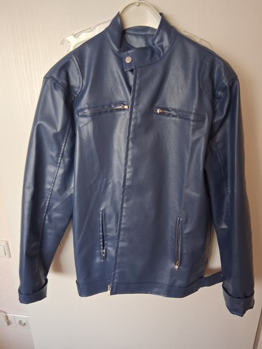 Herren lederjacke l - gr., l-
