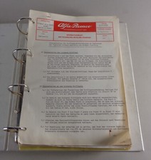 Service Informationen Alfa Romeo Giulia, Sprint, Spider, Junior u.a. 1974-1977