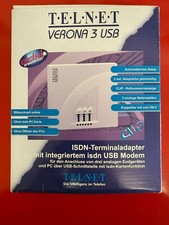 TELNET Verona 3 USB ISDN Terminaladapter mit USB Modem - Inkl. Original Karton