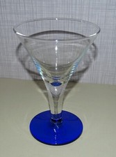 Sektschale Martiniglas blau Sektglas Schale Cocktailglas