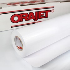 (2,04€/m²) Orajet 3164 010 Weiß Glanz 50m x 0,685m Digitaldruckfolie Folie Druck