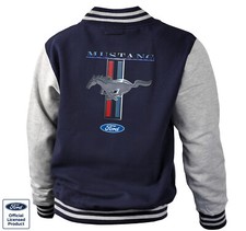 Ford Mustang Jacke Logo Emblem licensed US-Car Motiv USA Collegejacke *0167 Neu