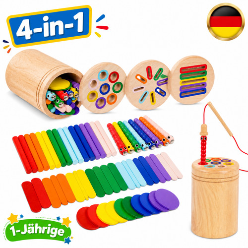 Montessori spielzeug 1 - montessori, 4-in-1
