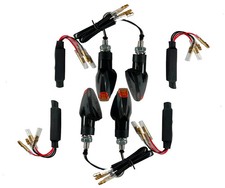 4 LED Blinker Schwarz