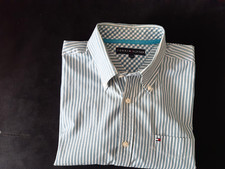 Tommy Hilfiger, Hemd, Mehrfarbig/Gestreift, Langarm, Gr. L(XL), Top!
