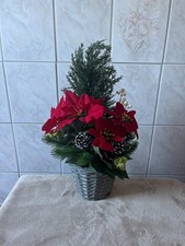 NEU* LUMIDA Flora künstl. Zypresse 20 LEDs Timer, Höhe 50cm (1343)