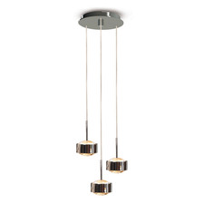 Top Light Gestell Hängelampe Pendelleuchte Puk Maxx Drop Trio chrom G9