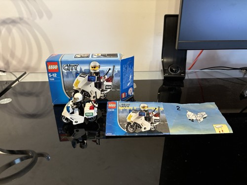 Lego city 7235 polizeimotorrad - lego,