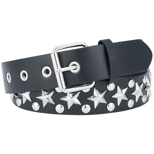 Nietenguertel punk leder - nietenguertel, pu