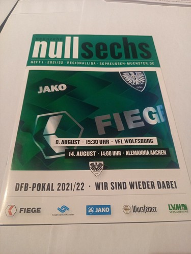 Stadionheft preußen münster - stadionheft,