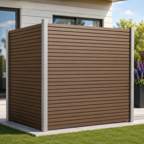 Rhombus zaun alu vintage oak - alu,