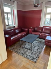 Wohnessemble 2 Ledercouch