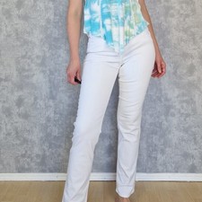 Gerry Weber Jeans Hose Gr 38 M Weiß Irina Jeanshose Stretchjeans Regular 