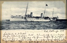Ak Kaiserliche Yacht SMS Hohenzollern, Kaiserliche Marine - 3752234