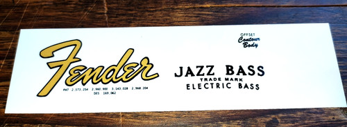 Fender jazz bass headstock - jazz,