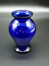 VASE KÜNSTLERGLAS BLAU