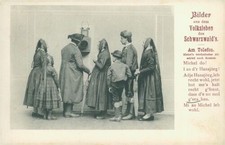 Ansichtskarte Bilder aus Volksleben Schwarzwald  Am Telefon 1906 (Nr.9213)