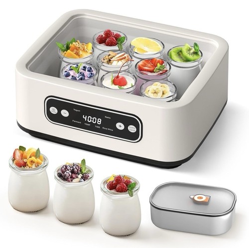 Okyuk joghurtbereiter mit 6 - joghurtbereiter, 1,6