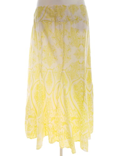 Boho maxi rock weiß - maxi, gelb