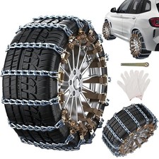 10 Universal KFZ Schneeketten Anti Rutsch Winter Anfahrhilfe Reifenketten Auto
