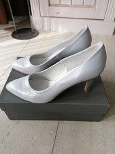 Pumps Silber Glitzer innen