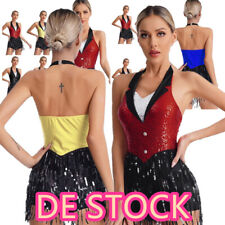 Damen`Ballettkleid Lateinisch Latein Kleider Rückenlos Tanzkleid Funkelnd Salsa