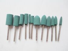 F37 / Gummi grün Polierstifte Set 10-teilig  4-5-6-8-10 mm Dremel Proxxon