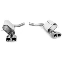 Fox Duplex Sportauspuff je 2x78x75mm für Mercedes E-Klasse S212 W212 ab Bj.09